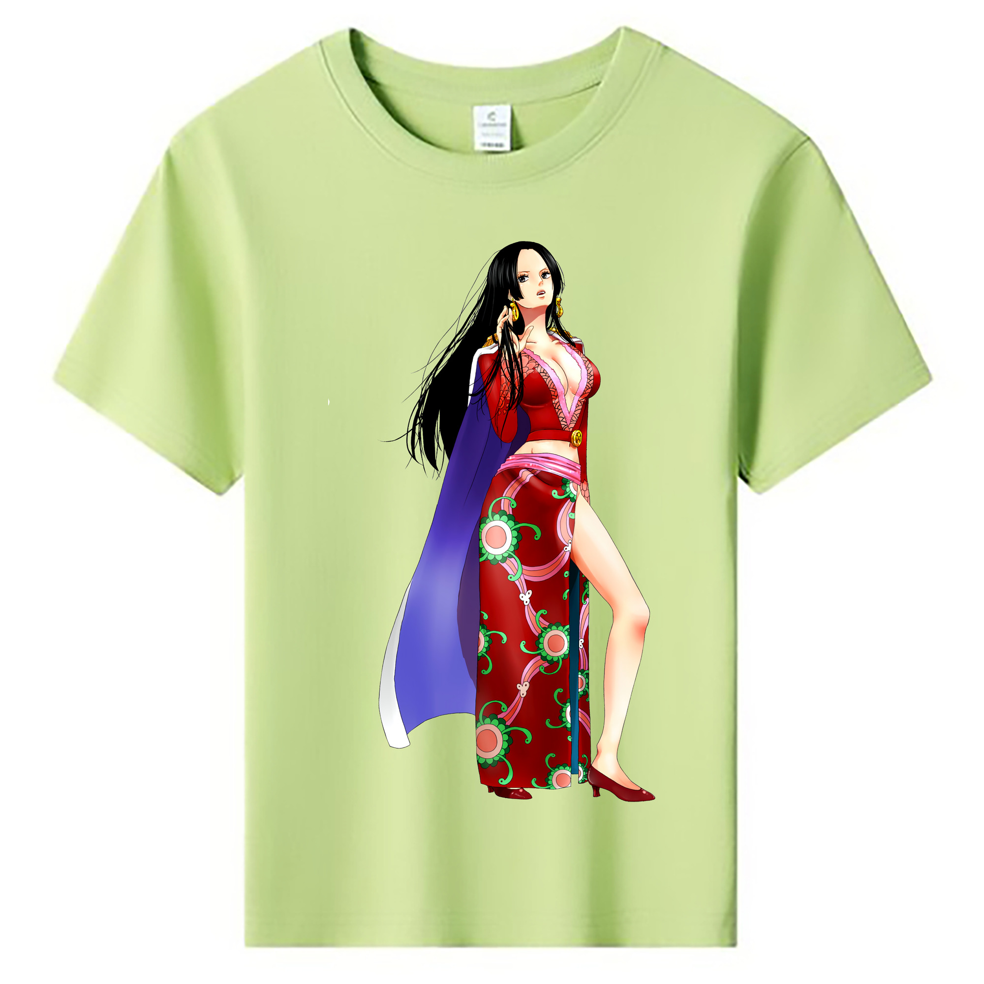 ワンピース ボア・ハンコック ONE PIECE Boa·Hancock 綿100％キッズTシャツ（フロントプリント）